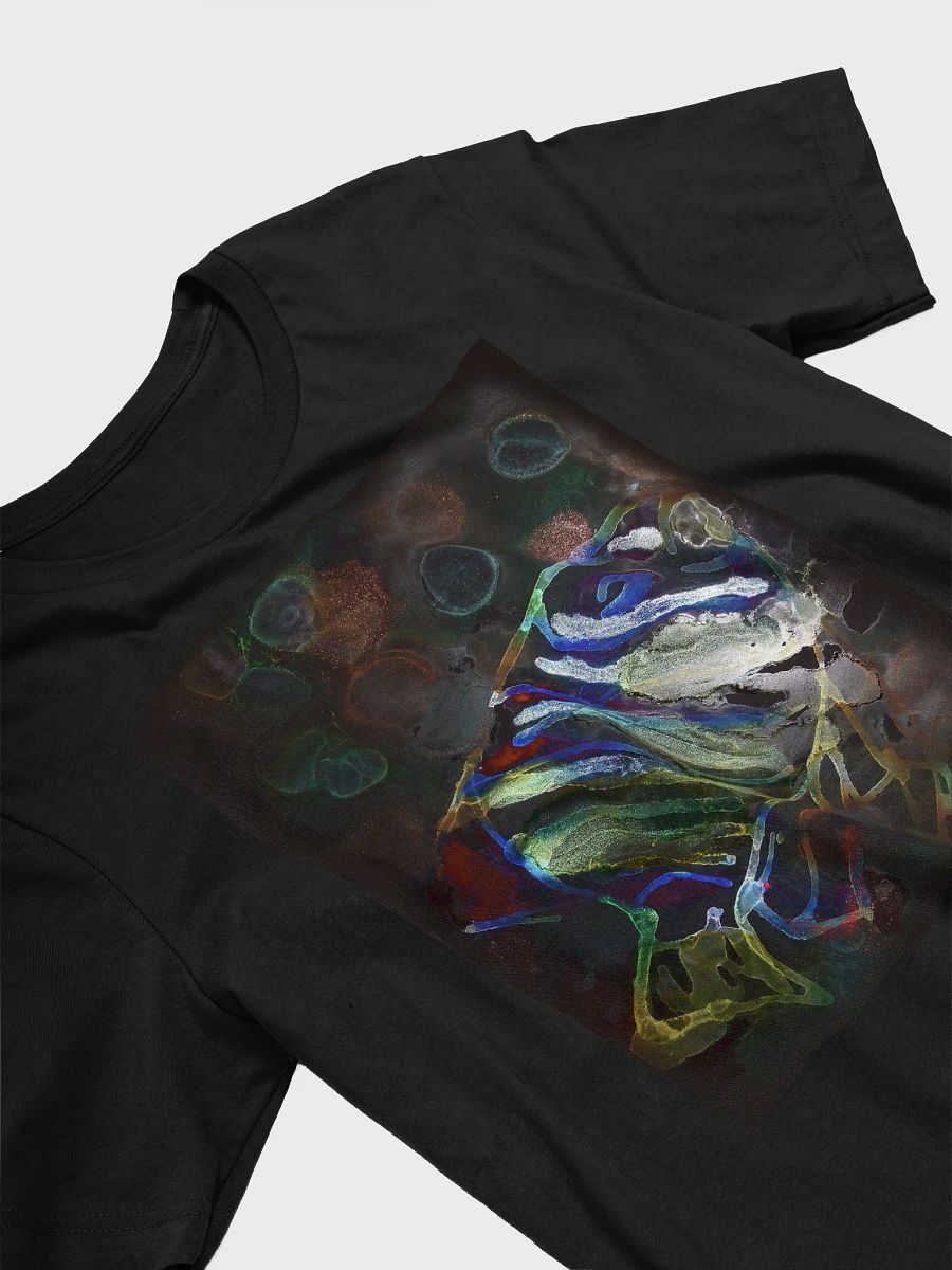 "Ink Depths: Midnight Fish Tee" "Abyssal Flow" (Traditionally Female Anatomy ) product image (3)