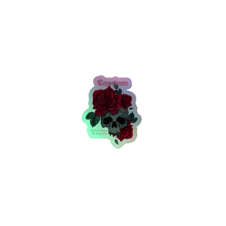Holographic Skull Sticker product image (1)