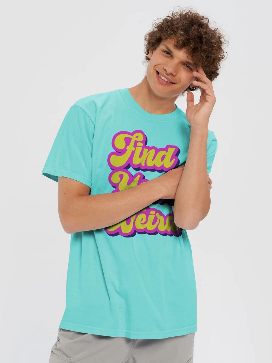 "Find Your Weird" Comfort Colors Garment-Dyed Heavyweight Tee product image (3)