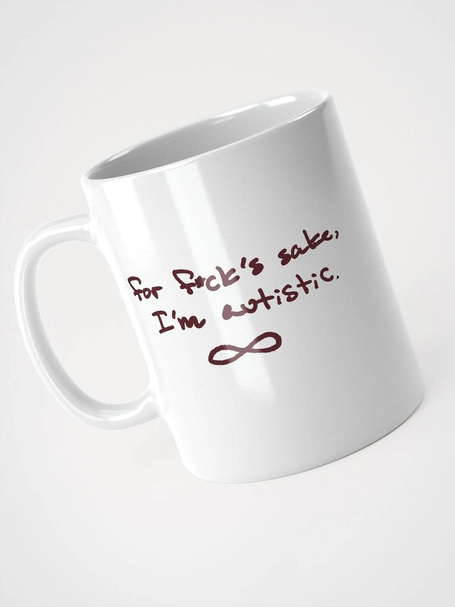 FFS, I'm autistic. (maroon design) mug product image (5)