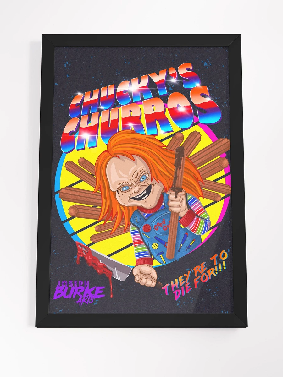 Chucky's Churros - They're To Die For Framed Art product image (4)