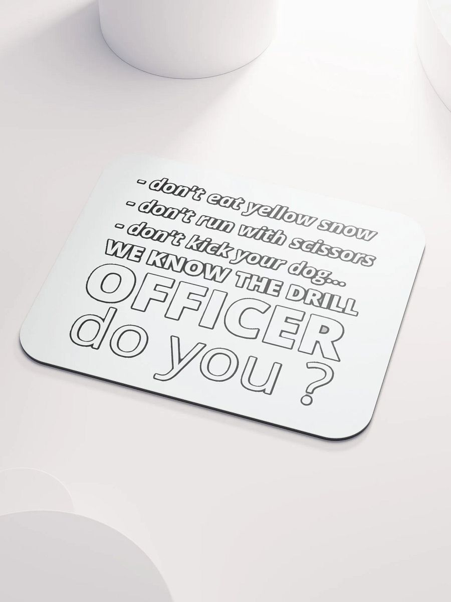 WE KNOW THE DRILL OFFICER, DO YOU? product image (3)