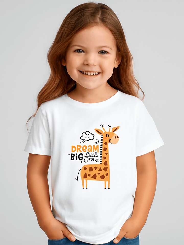 Dream Big Little One Giraffe Youth T-Shirt product image (1)
