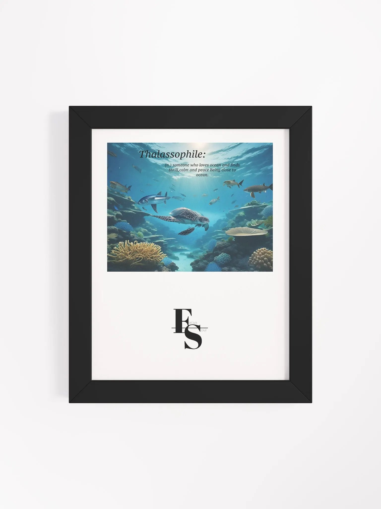 Tranquil Ocean Serenade Framed Poster product image (4)