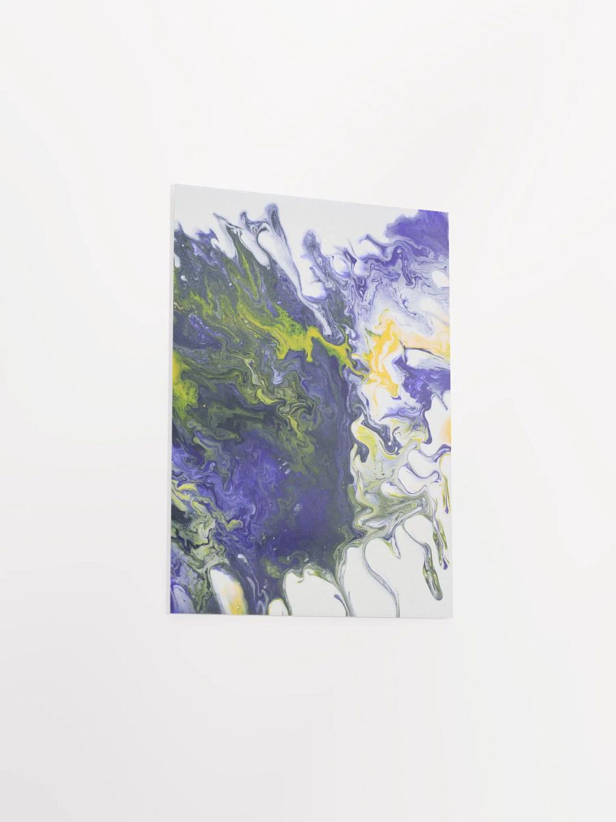 Acrylic Pour Printed Matte Poster - #13BY Design product image (3)