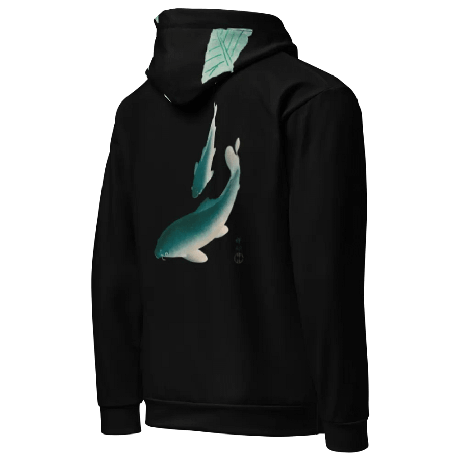 Carp or Koi All-Over Print Recycled Unisex Hoodie product image (9)