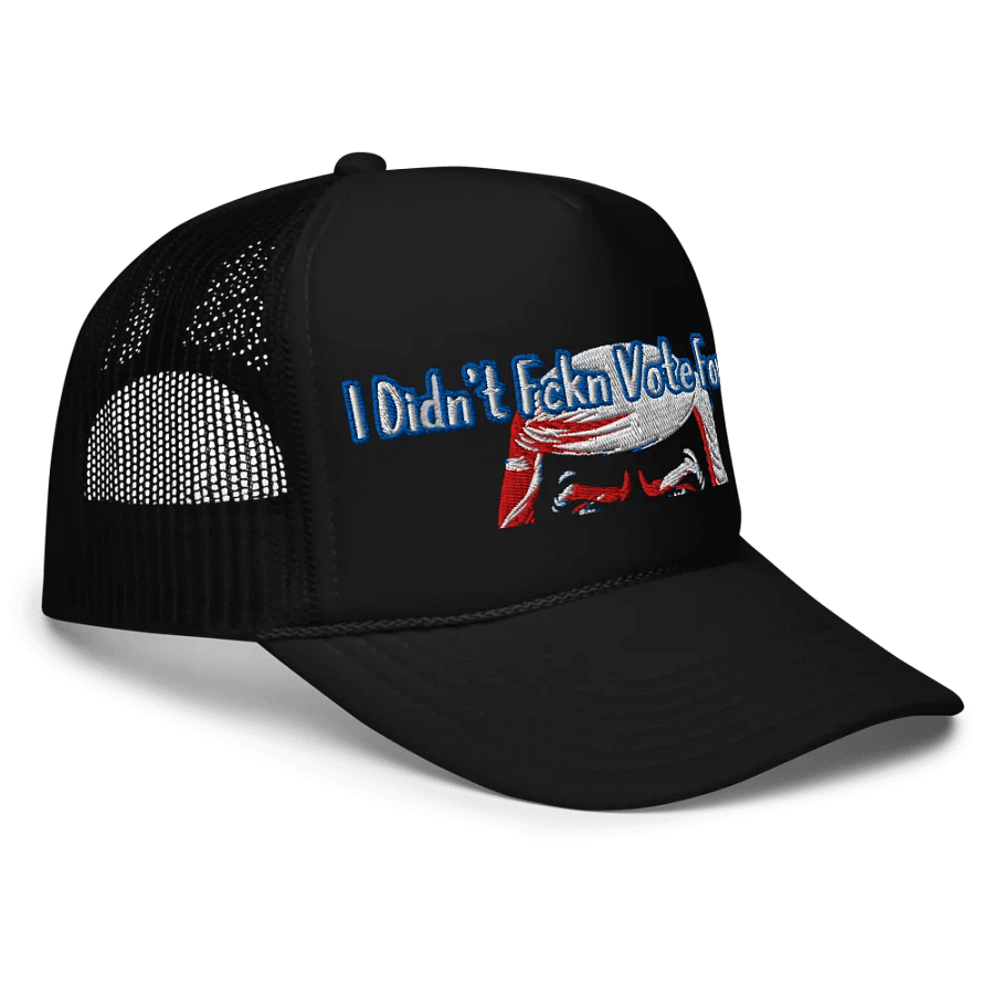 Resistor, I Didn't Fckn Vote for This w/image, NSFW Embroidered Cap product image (3)