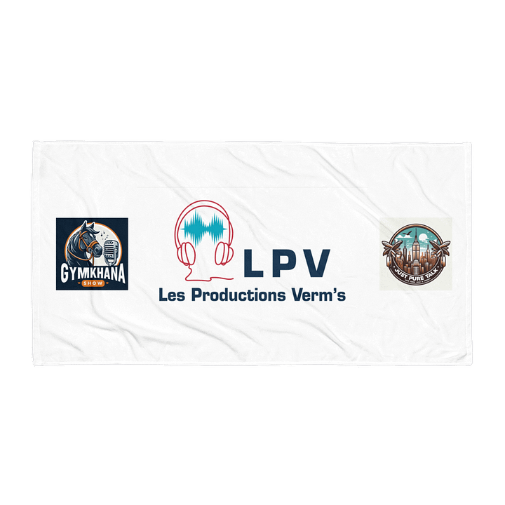 Serviette de Plage LPV Podcast - LPV Podcat Beach towels - product image (1)