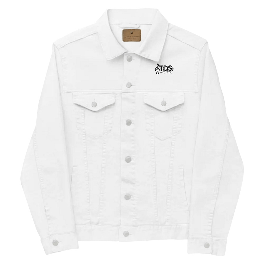 TDS Music Unisex Denim Jacket with Minimalist Mountain Design product image (7)