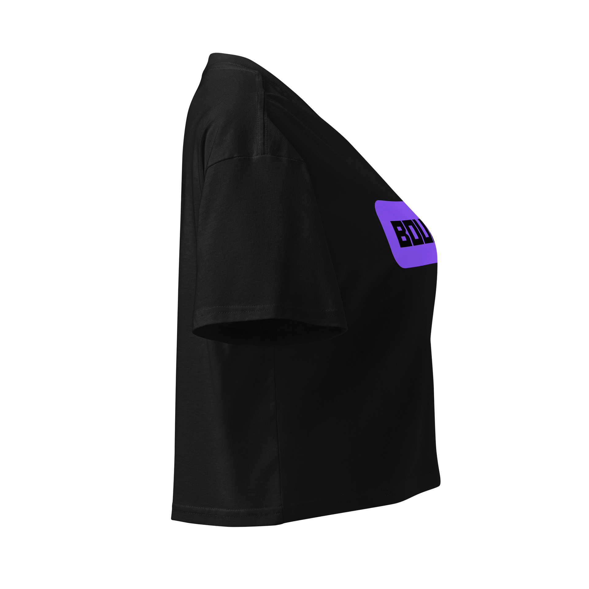 Boujee Vibes Crop Tee purple product image (4)