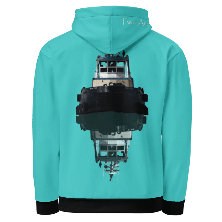Turquoise Pacific Titan Reflection Hoodie product image (1)