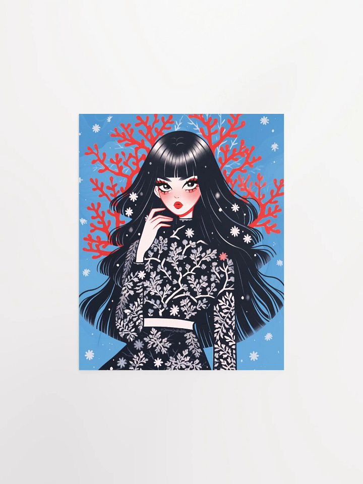 Snowy Fashion | Matte Paper Print product image (2)