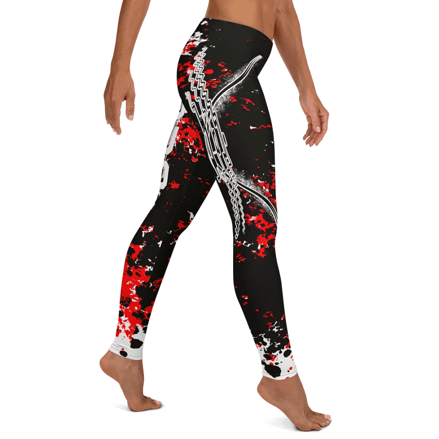 White HApex Gear Black Logo Leggings product image (11)