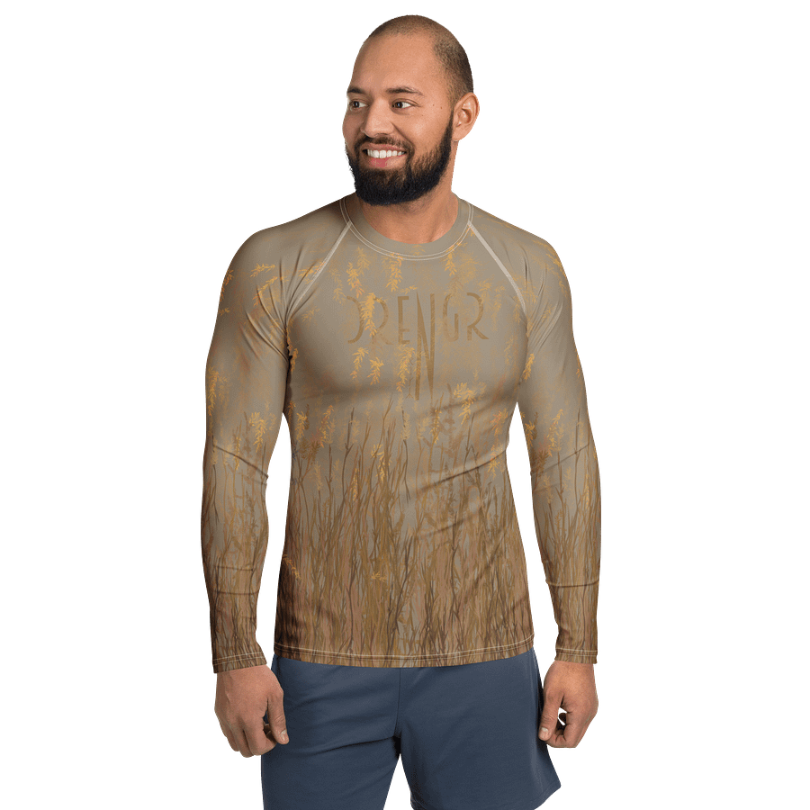 DRENGR Weeds Tan Long Rash Guard product image (1)