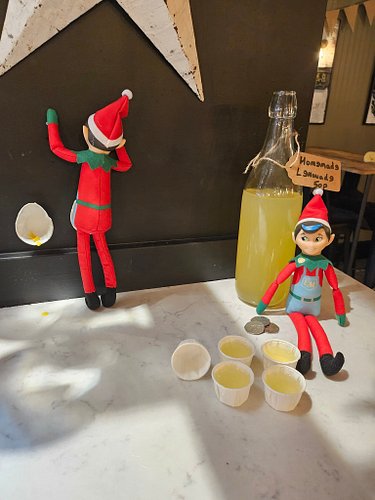 When Andy Chase leaves me in charge of the elf on the shelf