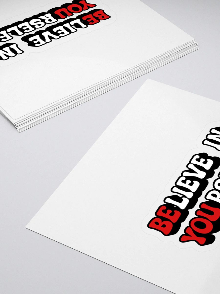 Believe in Yourself Sticker product image (4)
