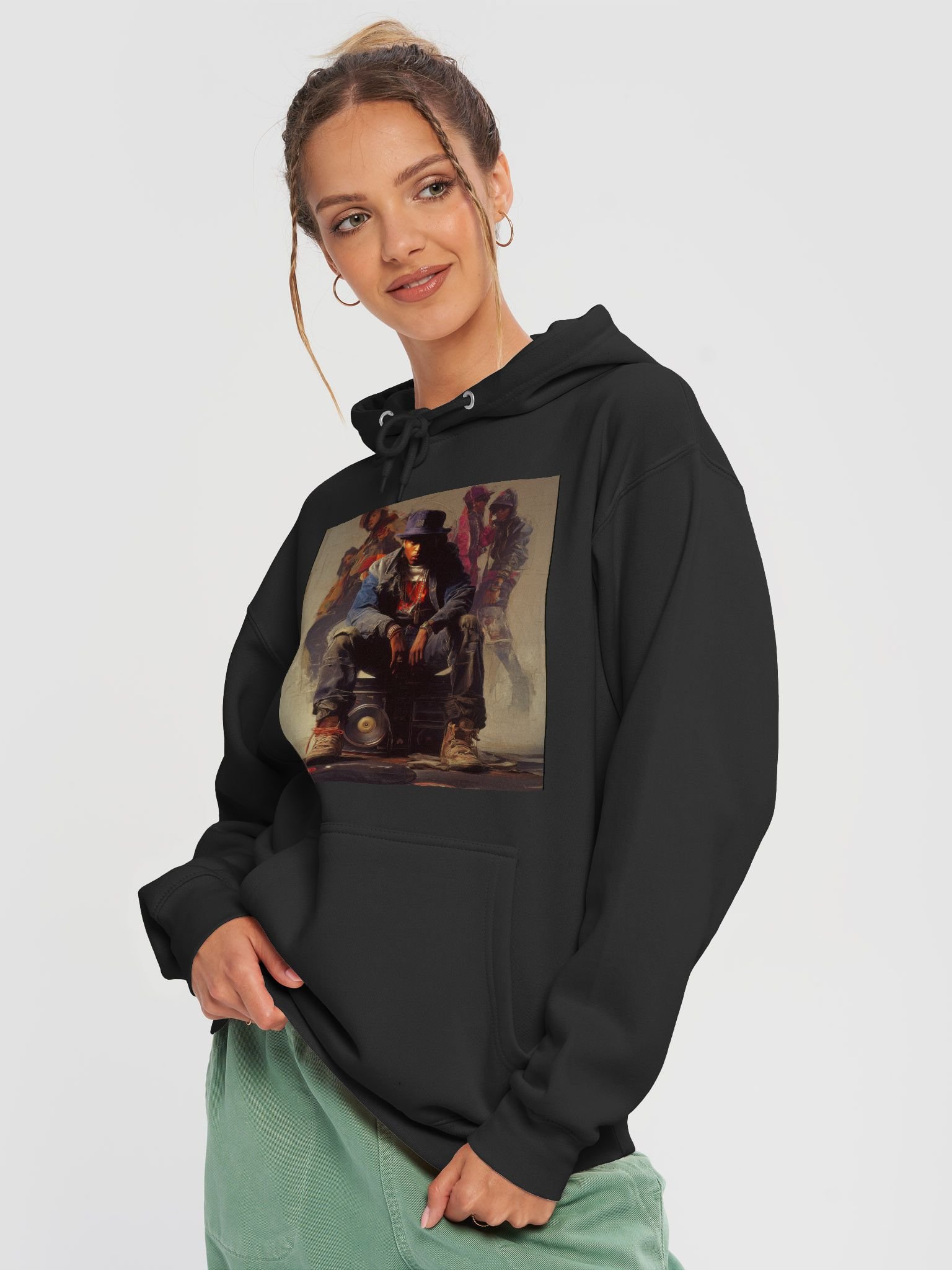 Retro Groove Premium Hoodie product image (3)