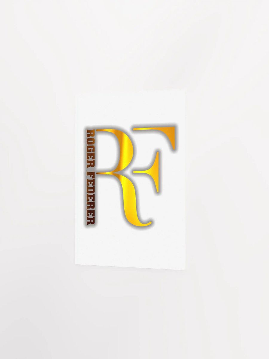 Roger Federer Gold Logo Poster product image (17)