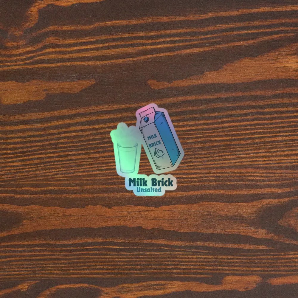 Milk Bricks Holo Sticker product image (3)