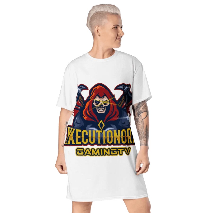 Reaper's Rage All-Over T-Shirt Dress product image (6)