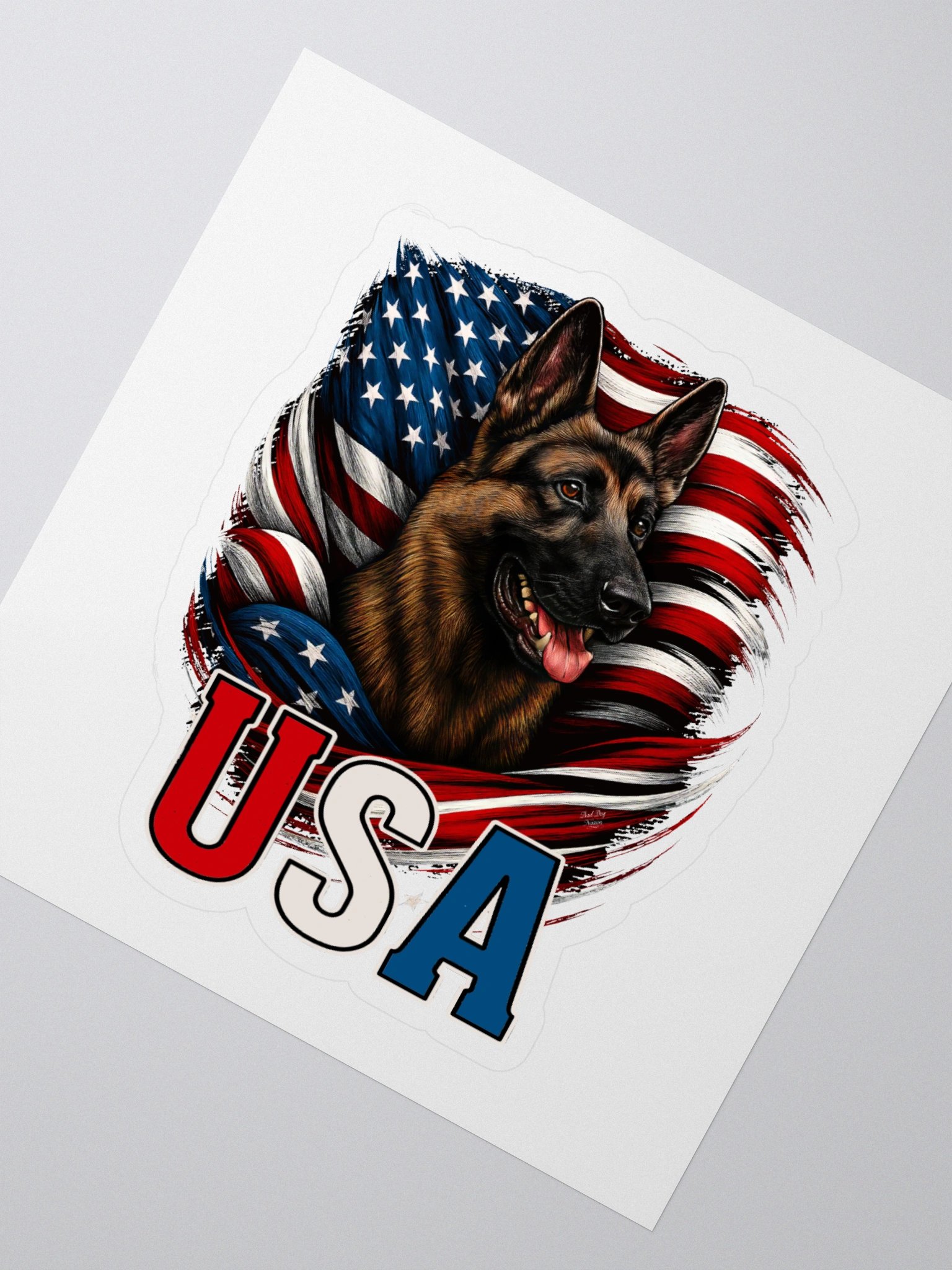 USA German Shepherd Sticker product image (2)