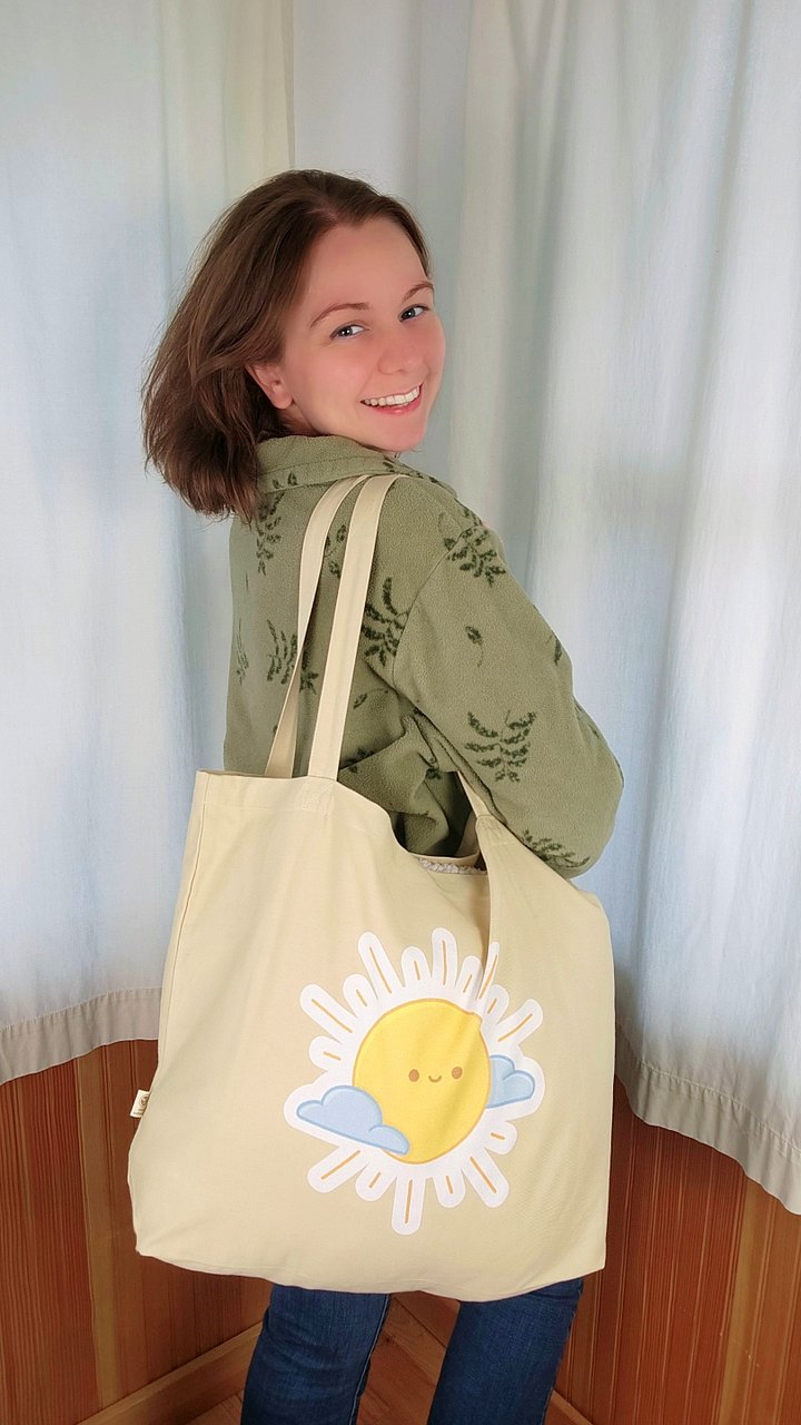 Joyful Habits Organic Cotton Tote product image (2)