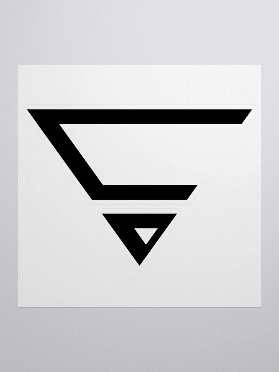 CraytoX Logo Stickers - Black product image (2)