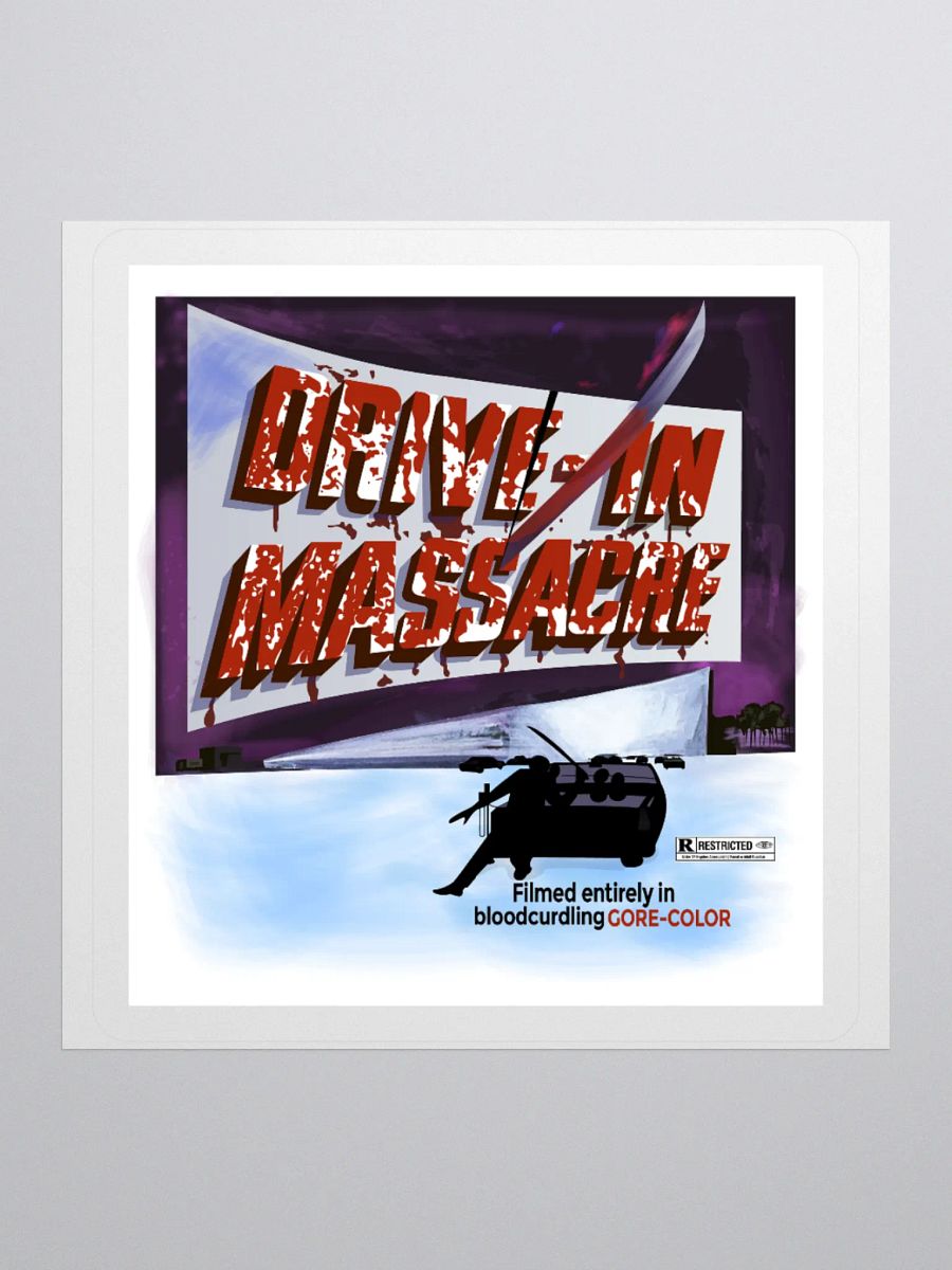 Drive-In Massacre | Kiss Cut Sticker product image (1)