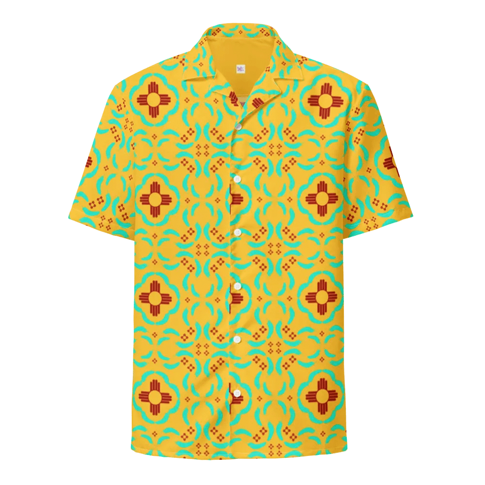New Mexico Zia Feather Hawaiian Shirt product image (10)