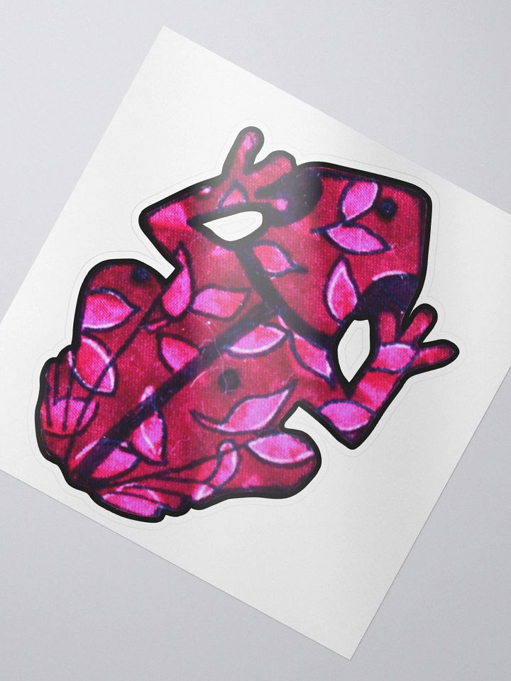 Big Frog Sticker in Azalea product image (2)
