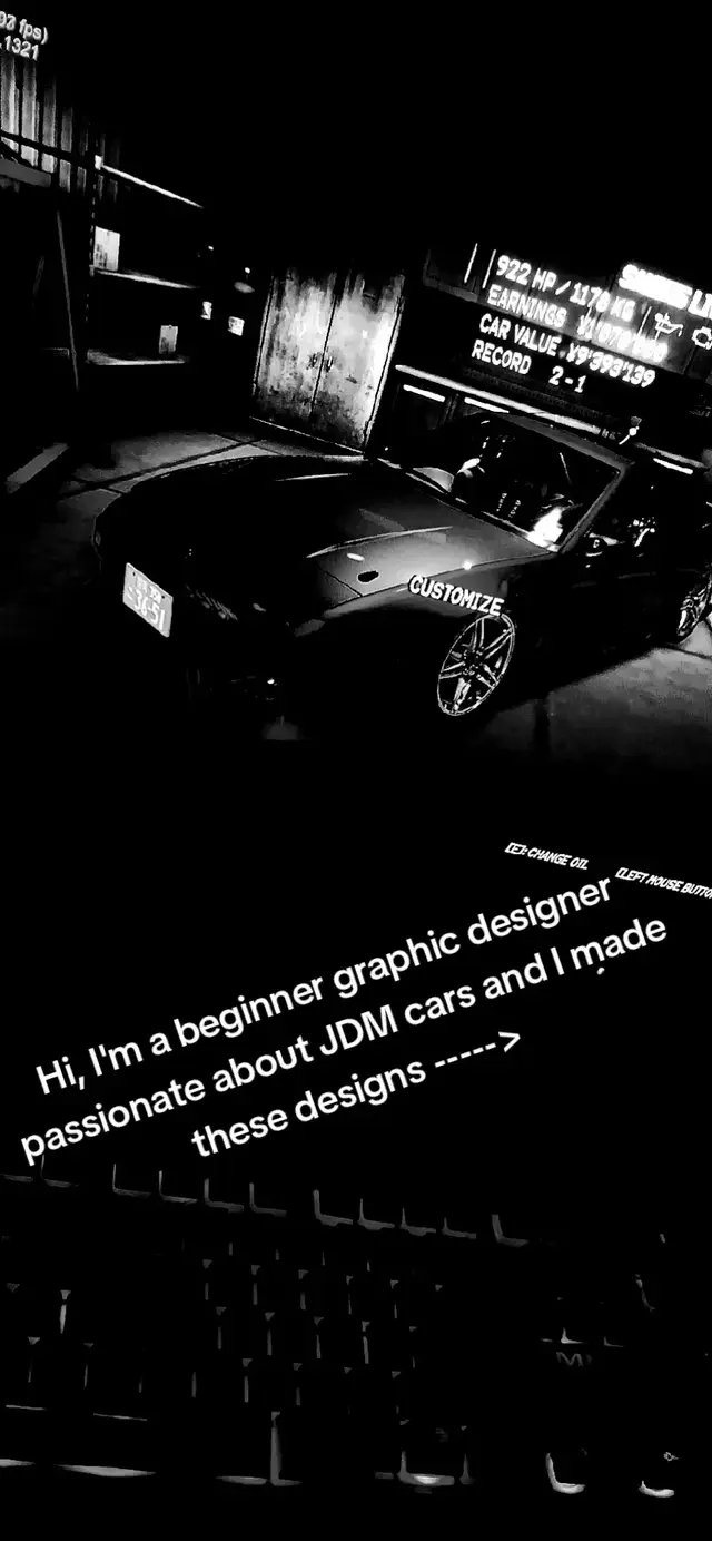 The last one was intended as a lock screen background 😅 #jdm #graphicdesign 