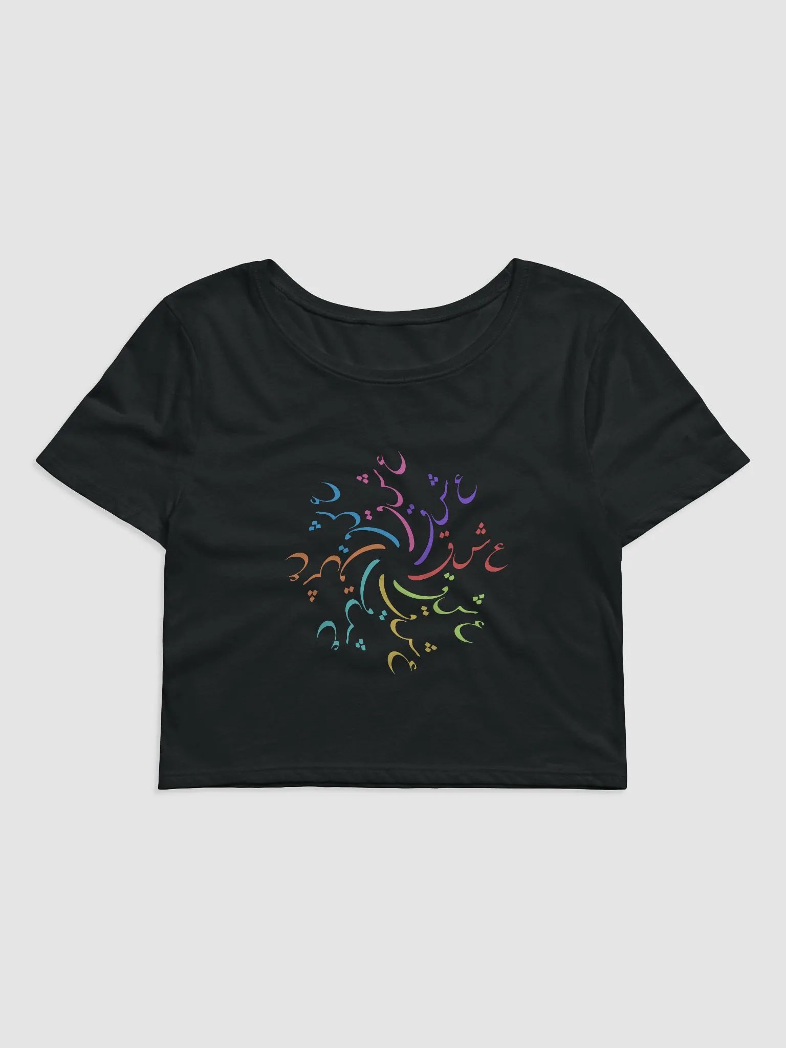 Eshgh Persian Design Crop Tee | عشق product image (1)