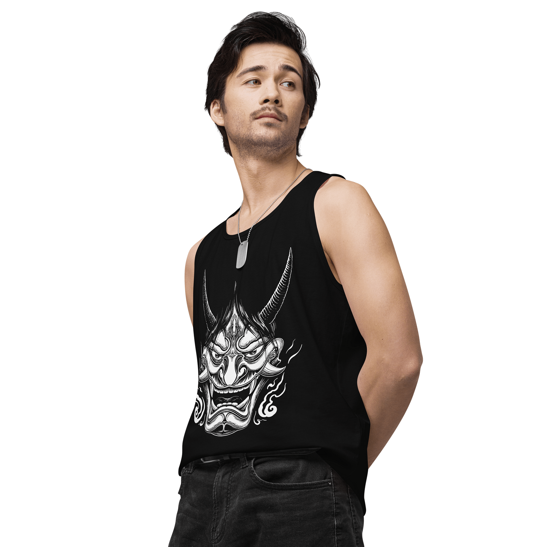 Demon (white) singlet - male product image (11)