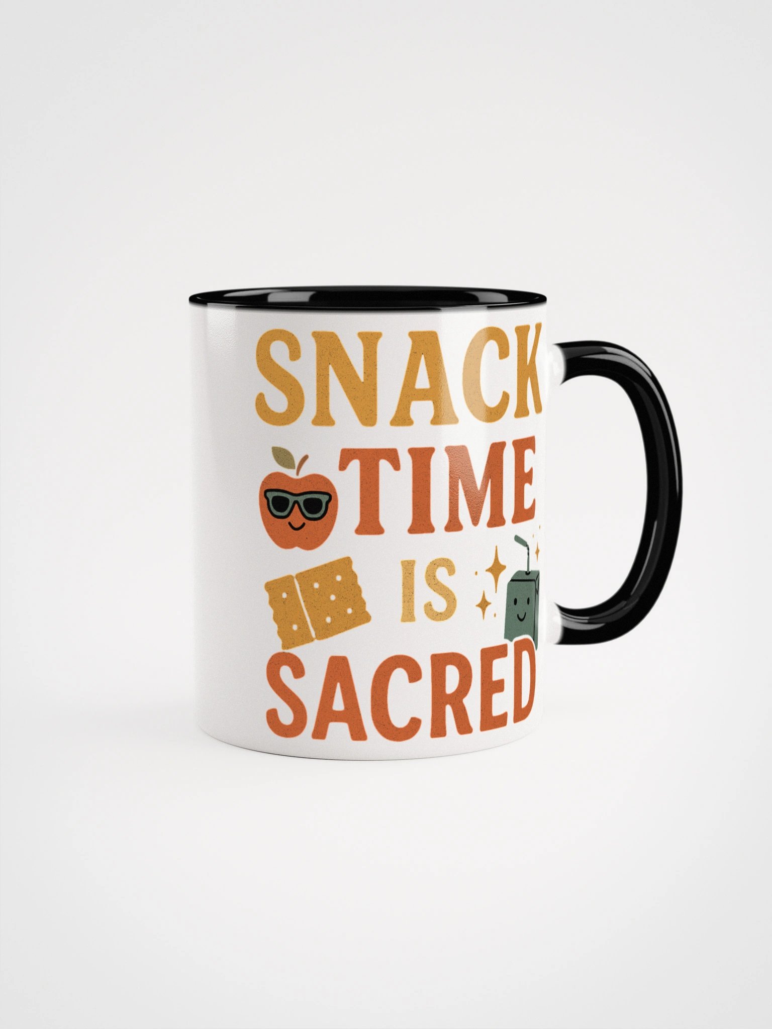 Snack Time Is Sacred Mug – Funny Teacher Gift for Snack Lovers product image (4)