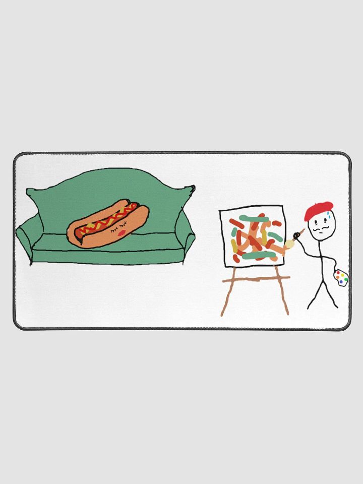 French Glizzy Desk Mat product image (1)
