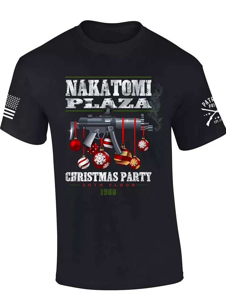 Patriot Pride Christmas Tshirt Nakatomi Plaza Patriotic Christmas Movie product image (1)