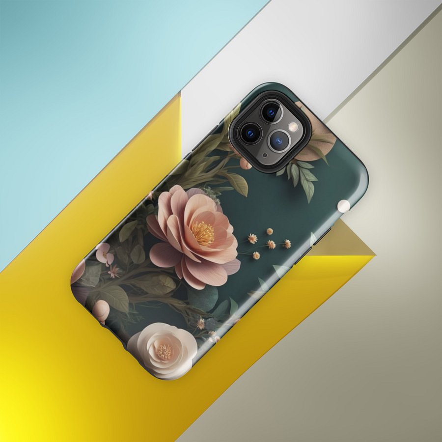 Paper Floral Bliss iPhone® Tough Case product image (97)