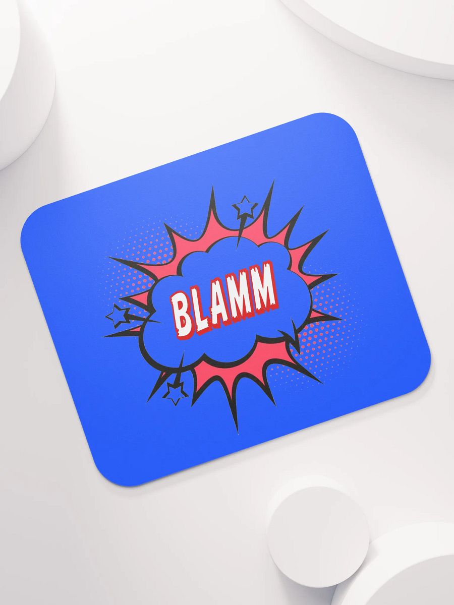 BLAMM! Blue Gaming Mouse Pad – Smooth & Precise for Gamers, Home Office & Creators product image (7)