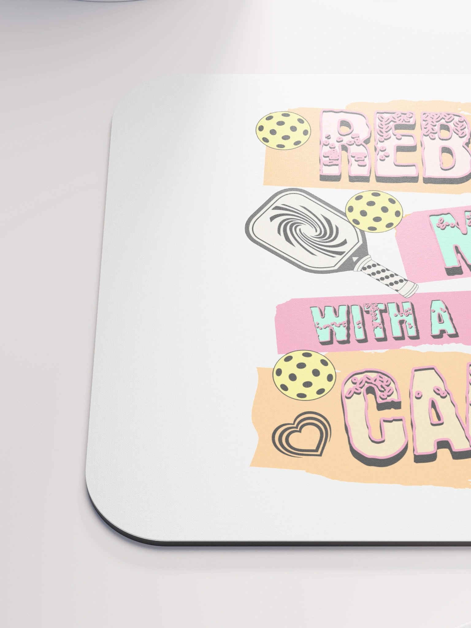 Rebel Mama With A Cause Pickleball Mouse Pad product image (6)