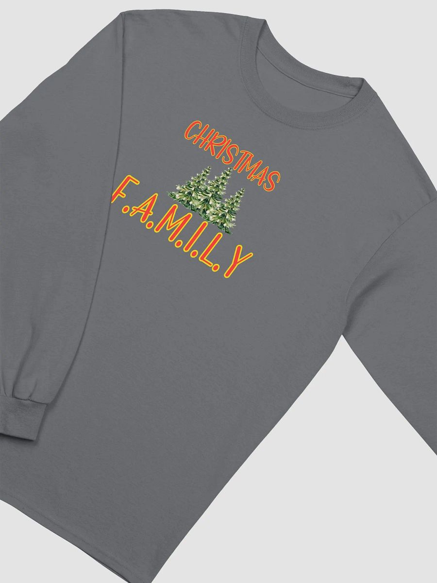 Festive Family Christmas Trees Long Sleeve Tee product image (26)