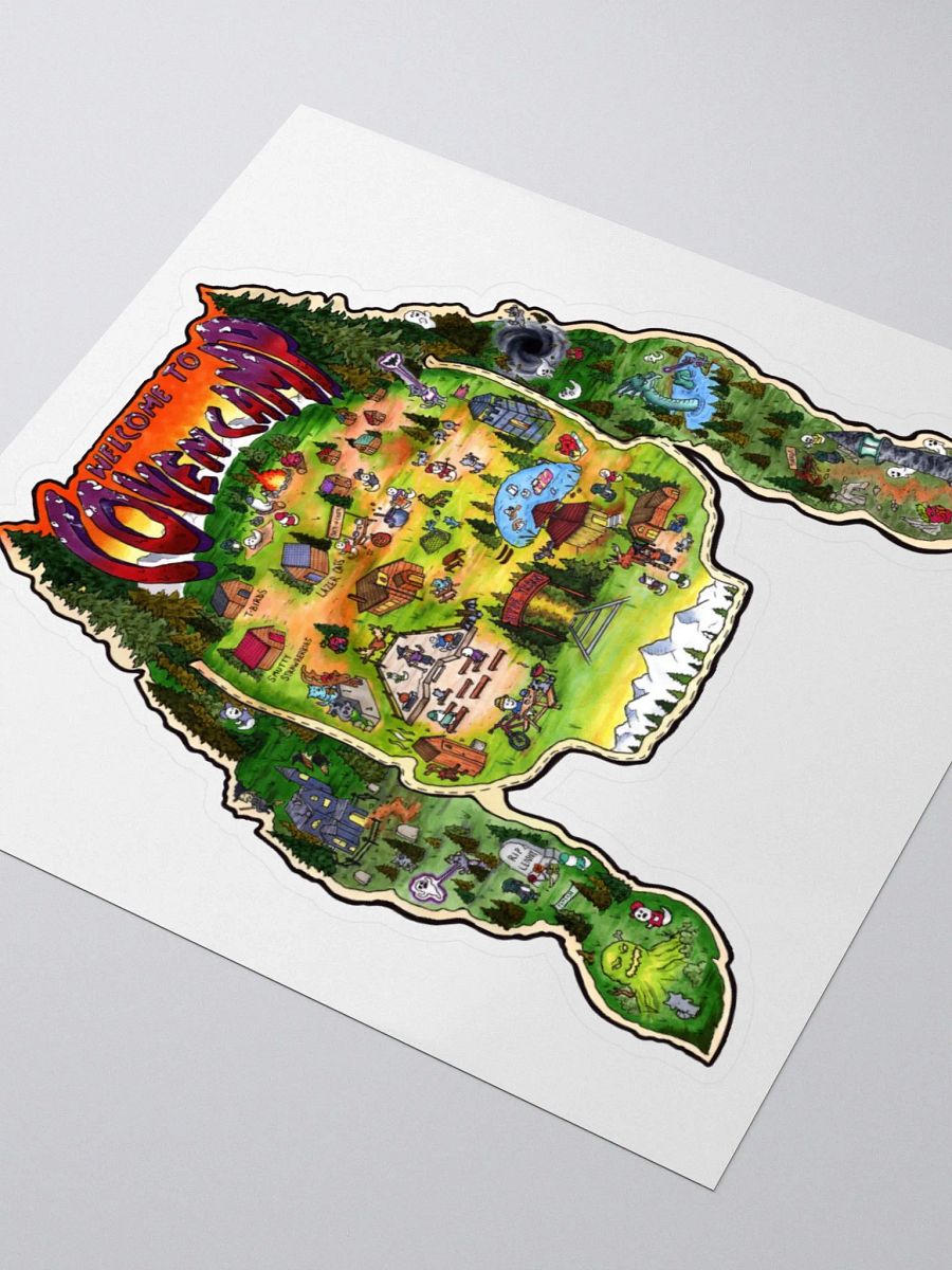 Coven Camp Map '24 Sticker product image (7)
