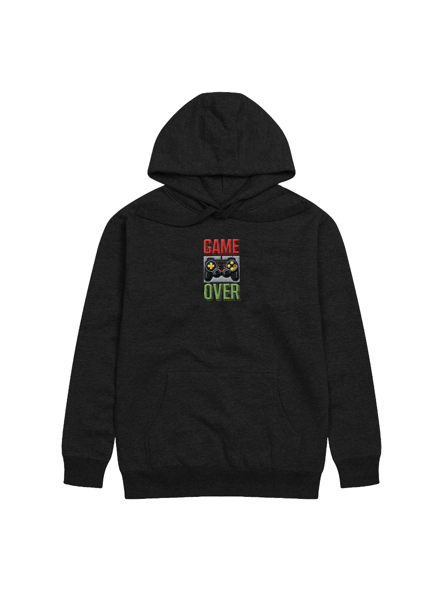 Game Over! Center Embroidered Hoodie product image (1)