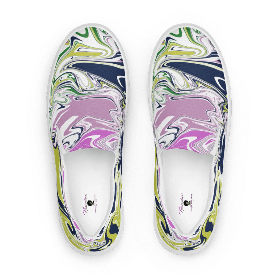 Marbled Dreams Slip-On Canvas Shoes product image (2)