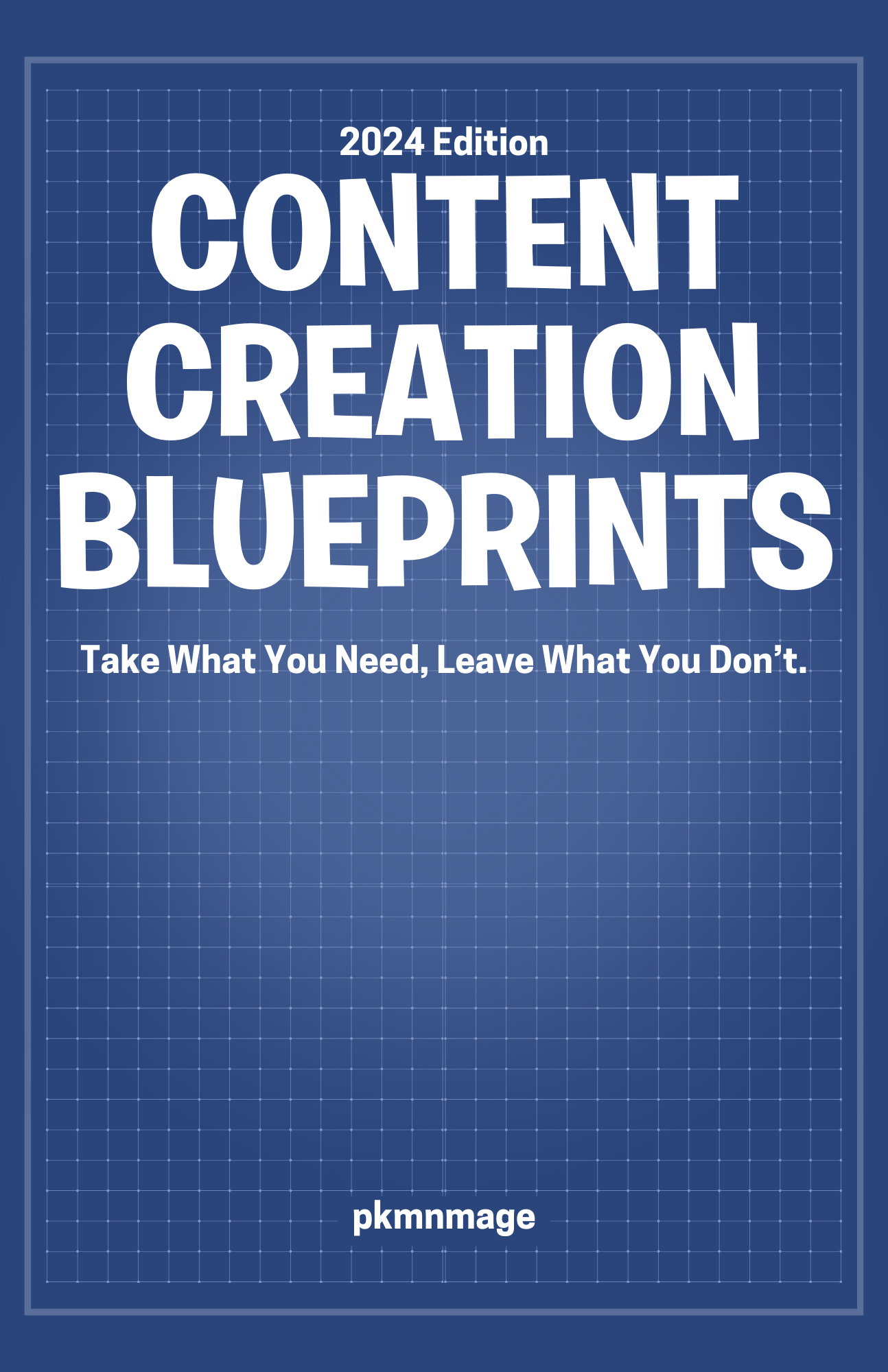 Content Creation Blueprints: 2024 Edition product image (1)