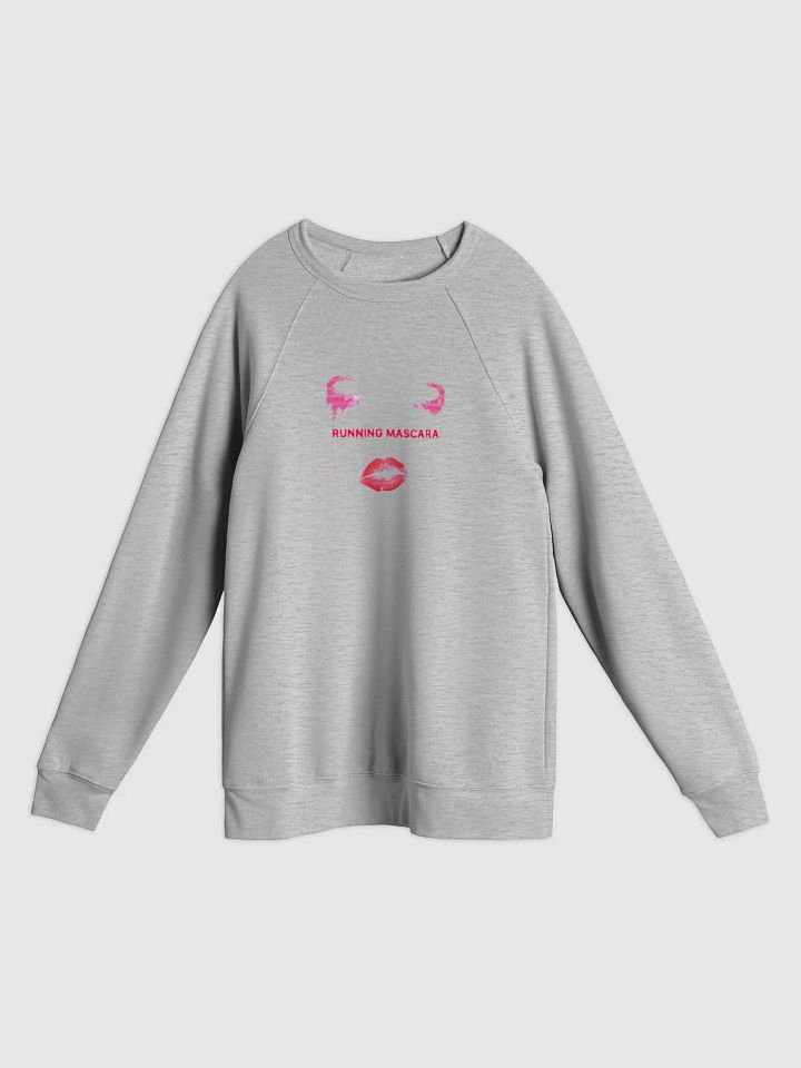 RUNNING MASCARA Unisex Comfy Raglan Sweatshirt product image (1)