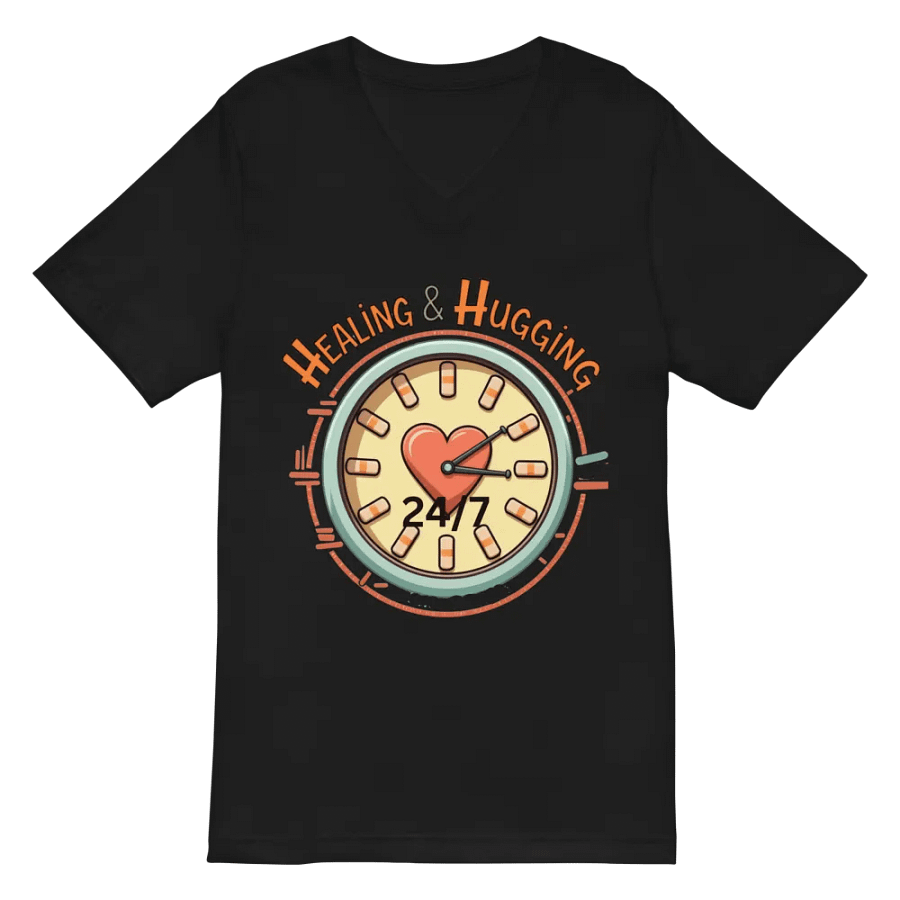 Healing Hearts 24/7 V-Neck Tee product image (3)