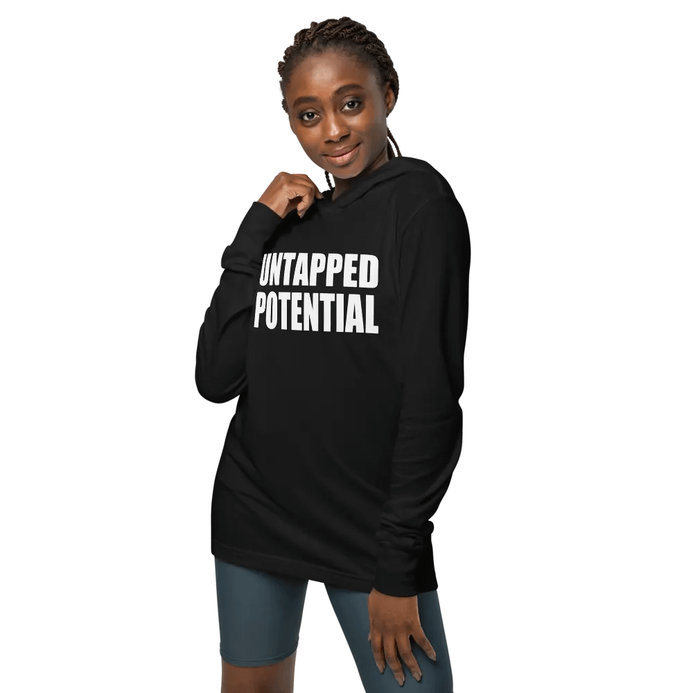 Untapped Potential Hooded T-shirt product image (6)