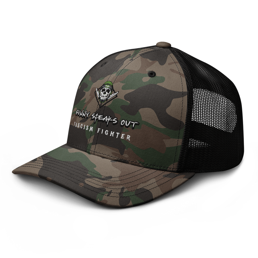 Skull Camo Trucker Hat product image (4)