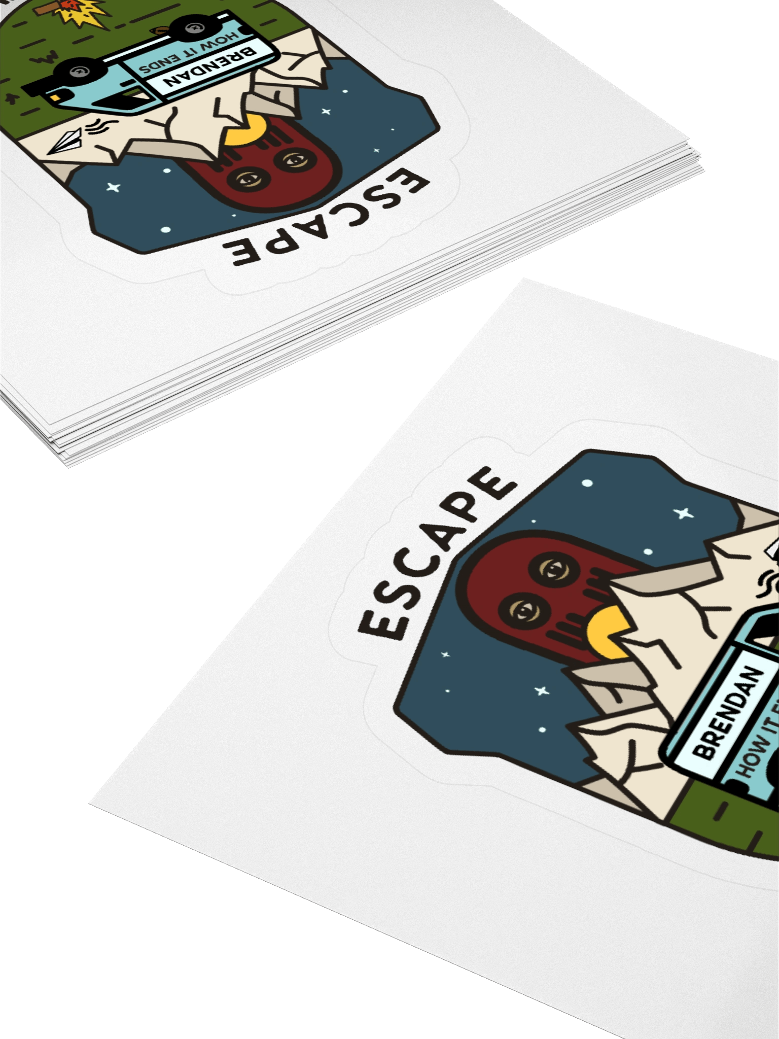 ESCAPE, Brendan Sticker product image (4)