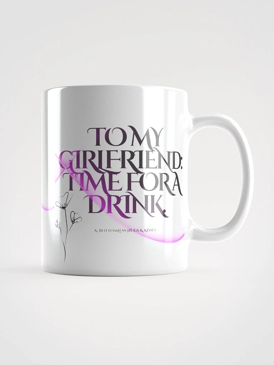 Girlfriend Time for a Drink Floral Coffee Mug product image (3)